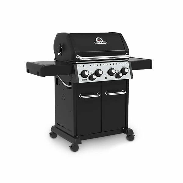 Broil King Crown™ 490 plinski roštilj bočni prikaz