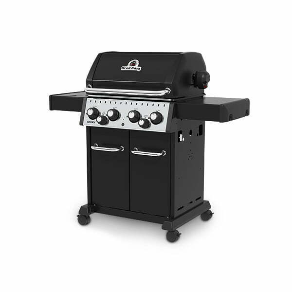 Broil King Crown™ 490 plinski roštilj s otvorenim poklopcem