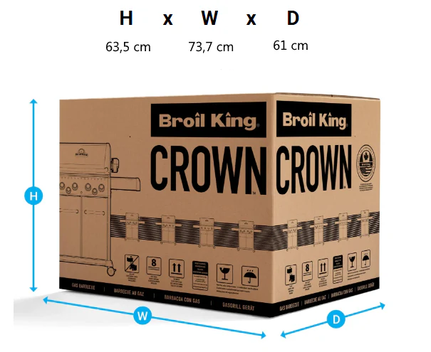 Broil King Crown Shadow pakiranje