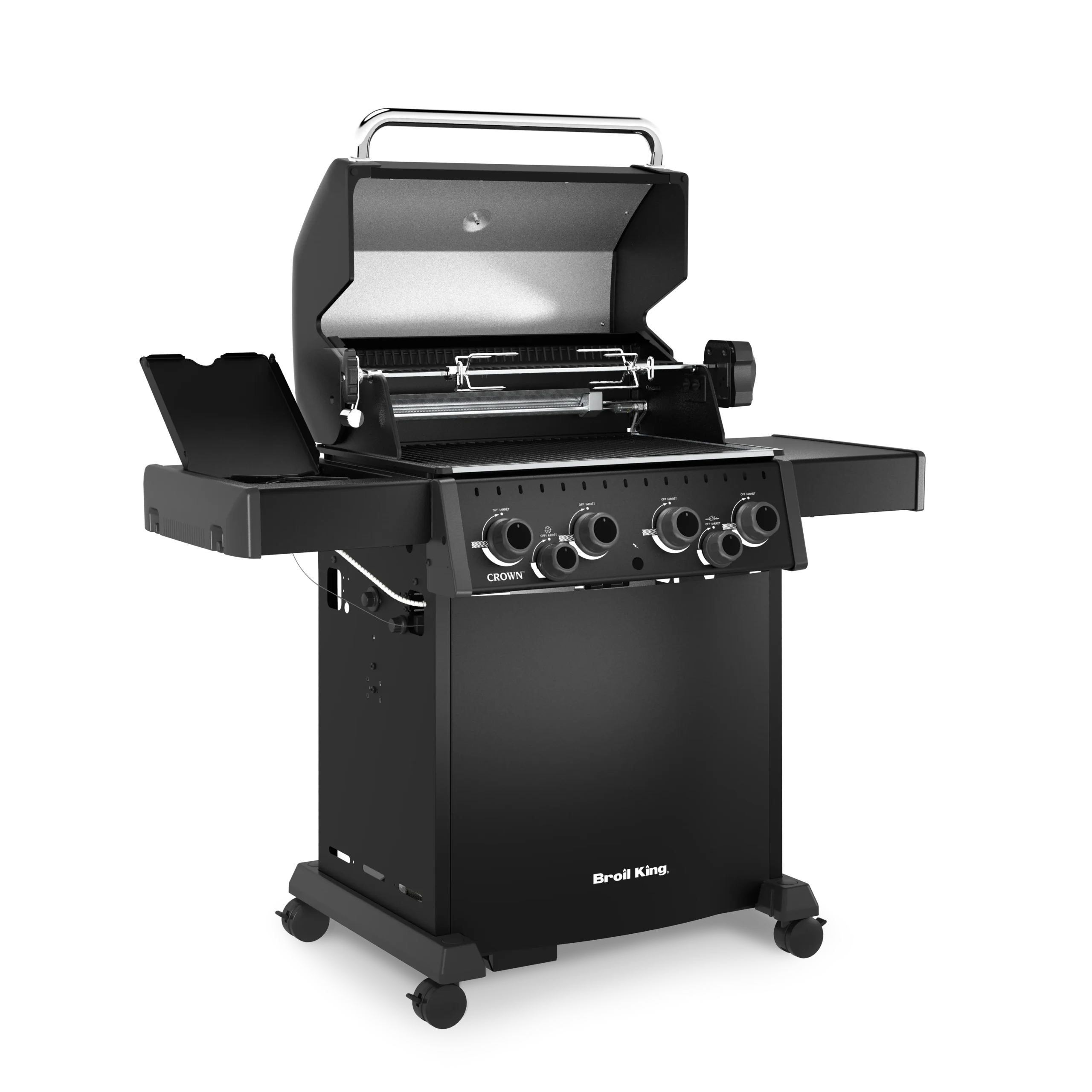 Broil King Crown™ 480 Shadow plinski roštilj prednji prikaz
