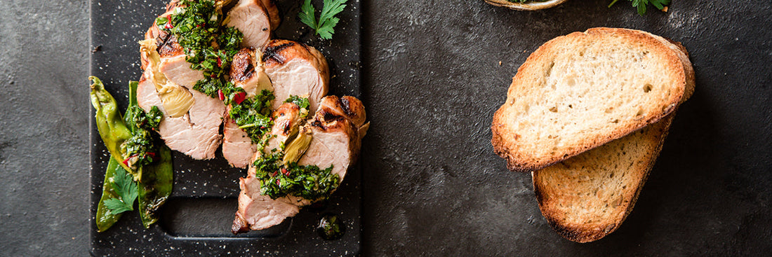 Grillani svinjski file s chimichurrijem